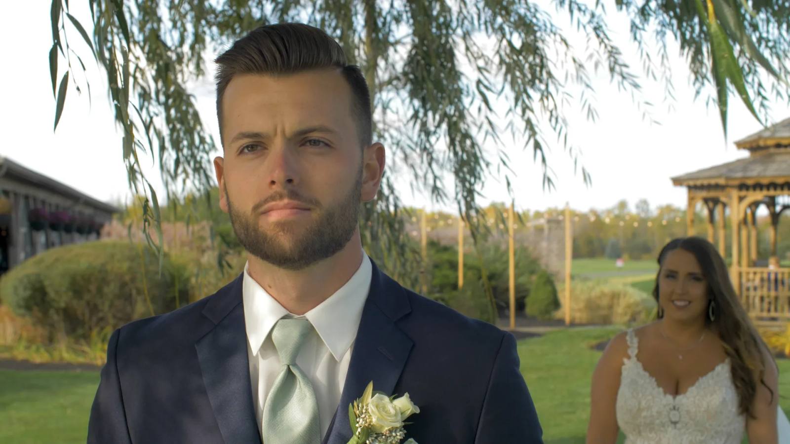 Kristi & Jordan on their wedding day