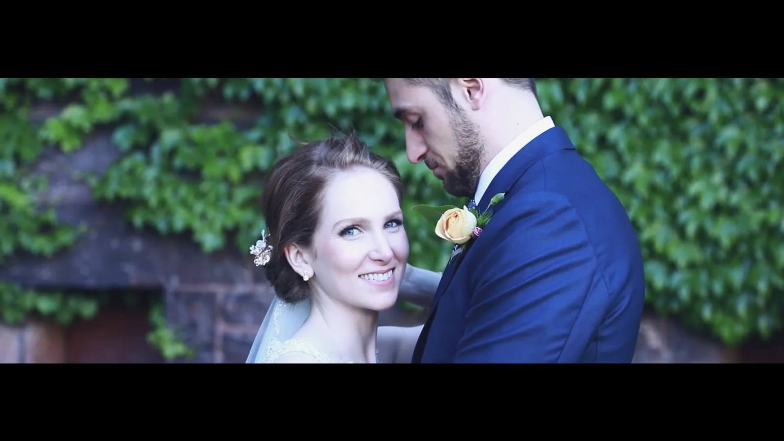 Eddie & Allison on their wedding day