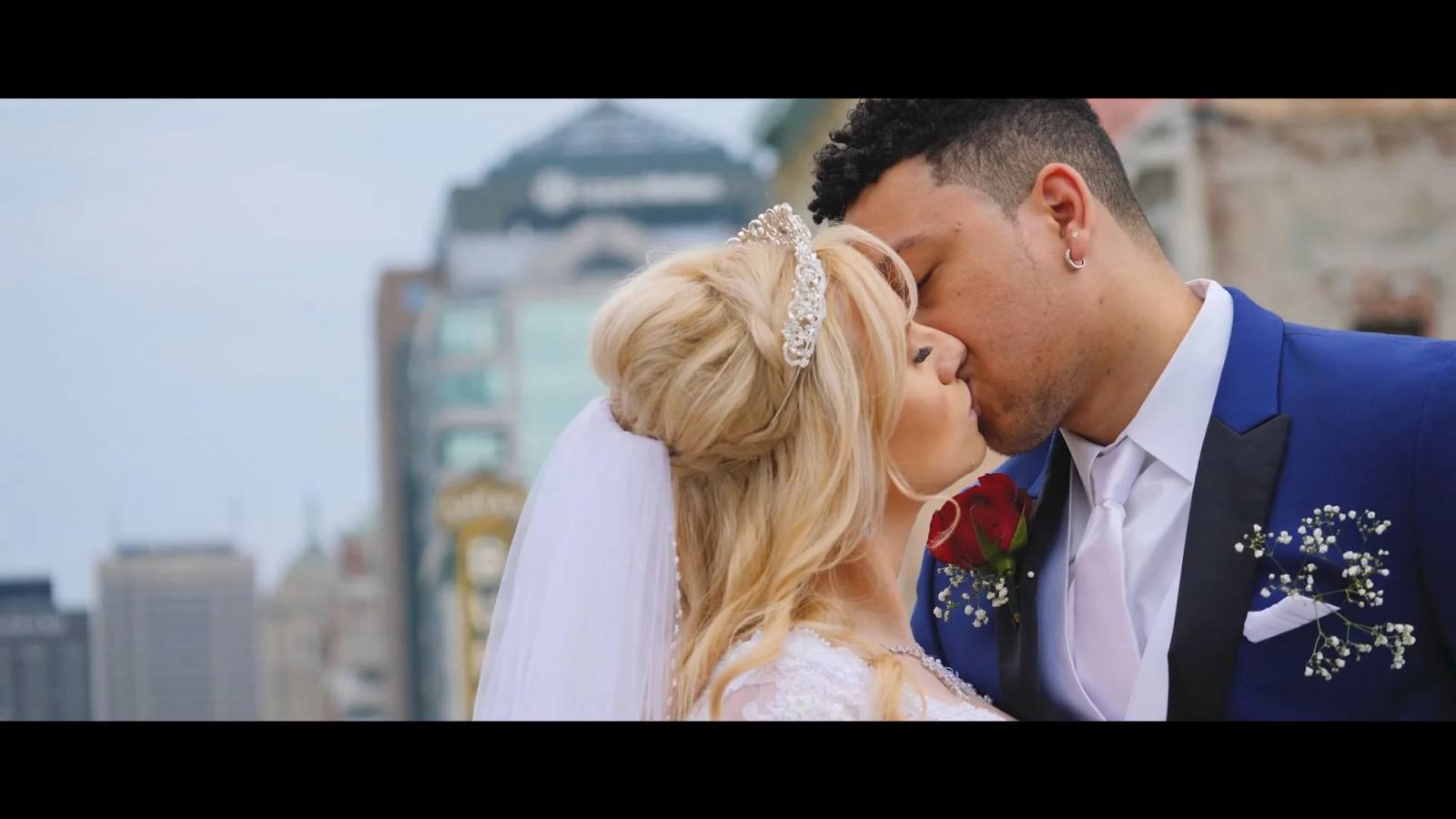 Jordan & Kaitlyn on their wedding day
