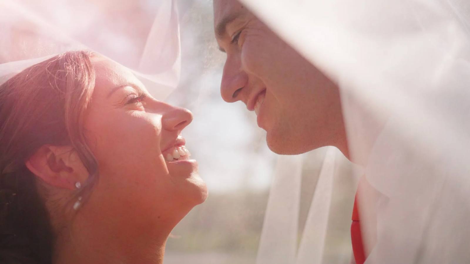 Grant & Victoria on their wedding day